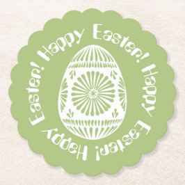 イースターエッグ紙コースター1 ペーパーコースター
