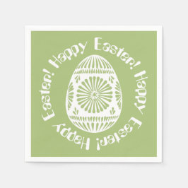 イースターエッグ紙ナプキンス1 スタンダードカクテルナプキン