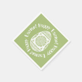 イースターエッグ紙ナプキンス1 スタンダードカクテルナプキン (角)