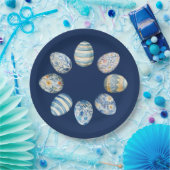 イースターエッグ紙プレート ペーパープレート (パーティー)