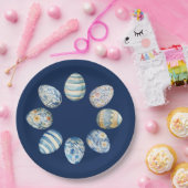 イースターエッグ紙プレート ペーパープレート (パーティー)