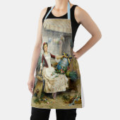 イースターエッグ素晴らしアートヴィンテージ絵画ズ エプロン (インサイチュ)