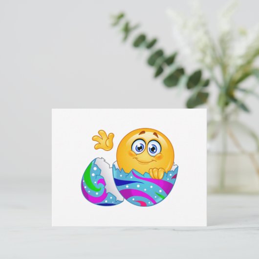 イースターエッグ絵文字 シーズンポストカード (スタンド正面)