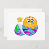 イースターエッグ絵文字 シーズンポストカード (正面/裏面)