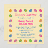 イースターエッグ縁ど招待状 招待状 (正面/裏面)