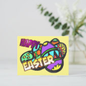 イースターエッグ葉書のカスタマイズ シーズンポストカード (スタンド正面)
