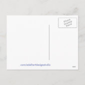 イースターエッグ葉書のカスタマイズ シーズンポストカード (裏面)