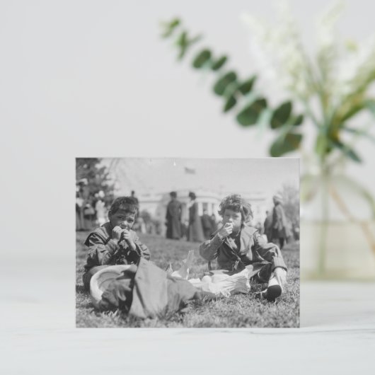 イースターエッグ転がホワイトハウス1911 シーズンポストカード (スタンド正面)