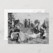 イースターエッグ転がホワイトハウス1911 シーズンポストカード (正面/裏面)