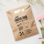 イースターエッグ配信バッグ、エッグレシートヴィンテージスタイル フェイバーバッグ (封をした状態)