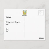 イースターエッグ隠蔽 ポストカード (裏面)