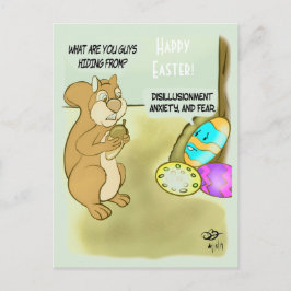イースターエッグ隠蔽 ポストカード