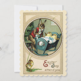 イースターエッグ飾ズティーパーティの招待状 招待状