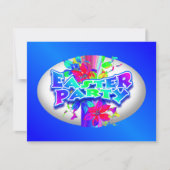 イースターエッグ飾パーティの招待状 招待状 (正面)