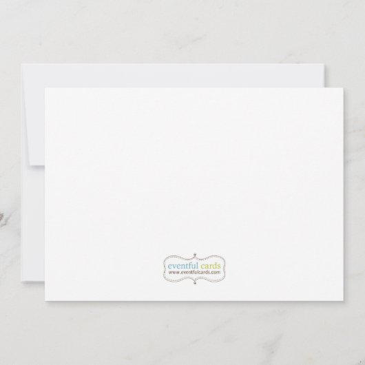 イースターエッグ飾パーティの招待状 招待状 (裏面)