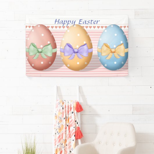 イースターエッグ飾屋内 横断幕 (インサイチュ)