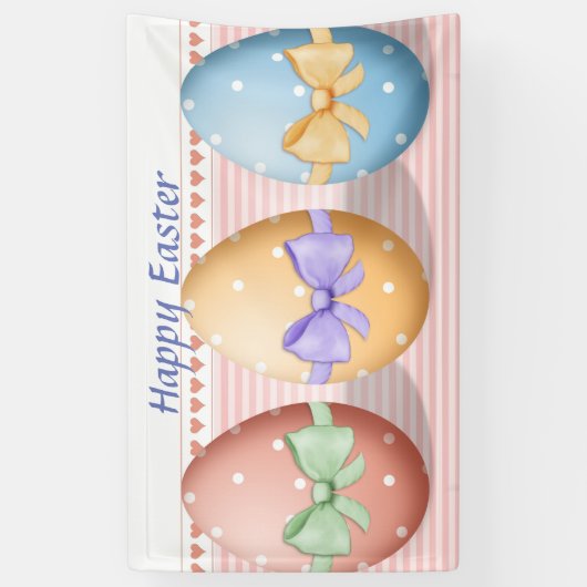 イースターエッグ飾屋内 横断幕 (縦)