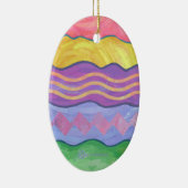 イースターエッグ1オーナメント セラミックオーナメント (右)