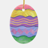 イースターエッグ1オーナメント セラミックオーナメント (正面)