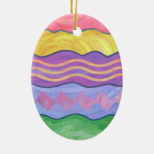 イースターエッグ1オーナメント セラミックオーナメント (裏面)