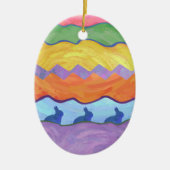 イースターエッグ2オーナメント セラミックオーナメント (正面)