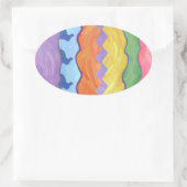 イースターエッグ2シール 楕円形シール (バッグ)