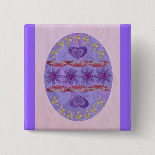 イースターエッグ2011年 缶バッジ (正面)