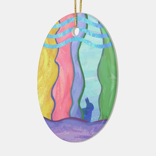 イースターエッグ3オーナメント セラミックオーナメント (左)