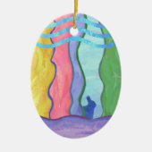 イースターエッグ3オーナメント セラミックオーナメント (正面)
