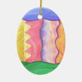 イースターエッグ4オーナメント セラミックオーナメント (正面)