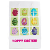 イースターエッグ9個 ミディアムペーパーバッグ (裏面)