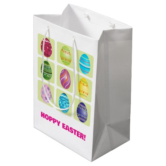 イースターエッグ9個 ミディアムペーパーバッグ (裏面アングル)