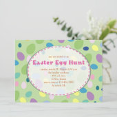 イースターエッグ – イースターパーティの招待状 招待状 (スタンド正面)