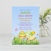 イースターエッグ イースターパーティー招待状 招待状 (スタンド正面)