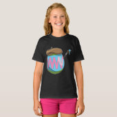イースターエッグ イースター 絵画 ペイントブラシ Tシャツ (正面フル)