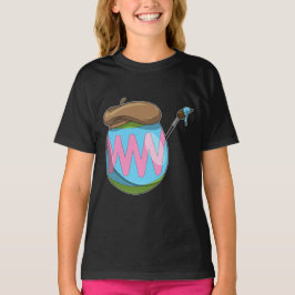 イースターエッグ イースター 絵画 ペイントブラシ Tシャツ