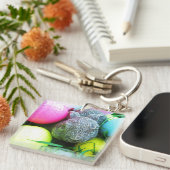 イースターエッグ,ウサギ,ゴルフボール キーホルダー (正面右)