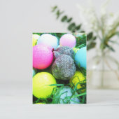 イースターエッグ，ウサギ，ゴルフボール シーズンポストカード (スタンド正面)