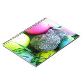 イースターエッグ,ウサギ,ゴルフボール ノートブック (左側)