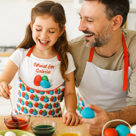 イースターエッグ カラーリスト キュート エプロン