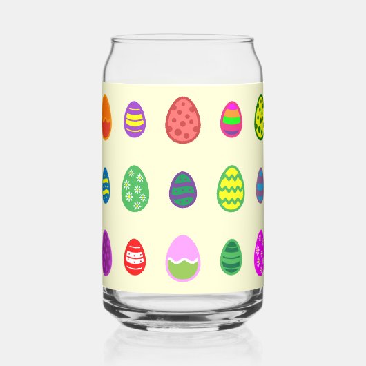 イースターエッグ ガラス缶 (正面)
