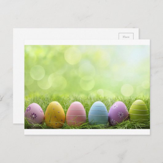 イースターエッグ シーズンポストカード (正面/裏面)