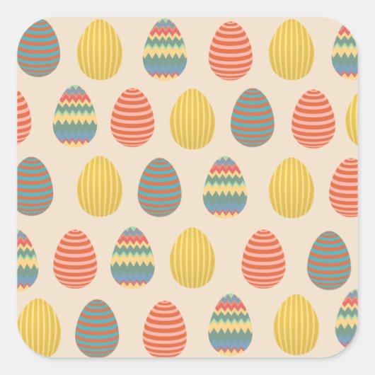 イースターエッグ スクエアシール (正面)