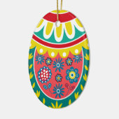 イースターエッグ セラミックオーナメント (左)
