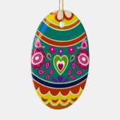 イースターエッグ セラミックオーナメント (右)