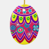 イースターエッグ セラミックオーナメント (正面)