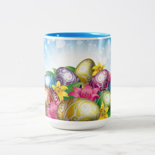 イースターエッグ ツートーンマグカップ (中央)
