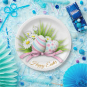 イースターエッグ、デイジー ペーパープレート (パーティー)