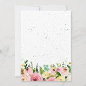 イースターエッグ ハントのご案内 教会 イースターエッグ 招待状 (裏面)