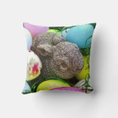 イースターエッグ、バニーとゴルフボール クッション (裏面)